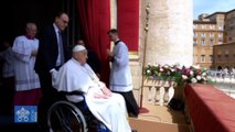 La última aparición del Papa Francisco 24 horas antes de fallecer
