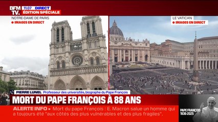 Mort du pape François: "C'est ce qui le rendait populaire, il était extrêmement tolérant", souligne Pierre Lunel (biographe du pape)