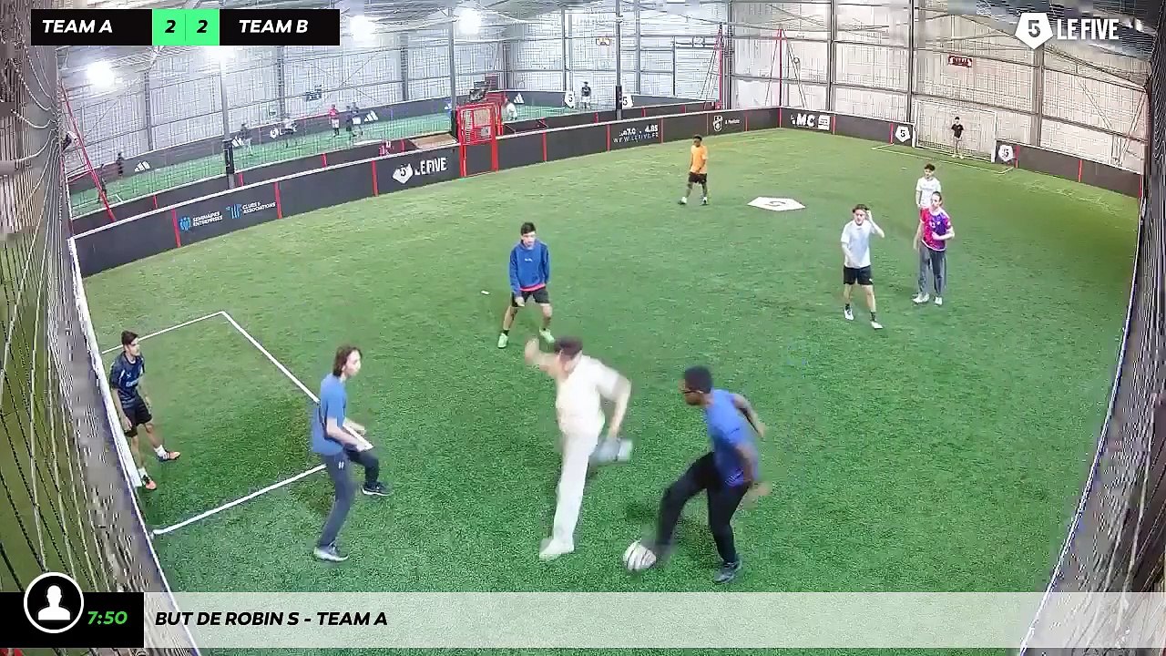But de Robin S - Team A