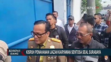 Usut Kasus Perusahaan Tahan Ijazah Karyawan di Surabaya, Begini Suasana di Gudang UD Sentosa Seal