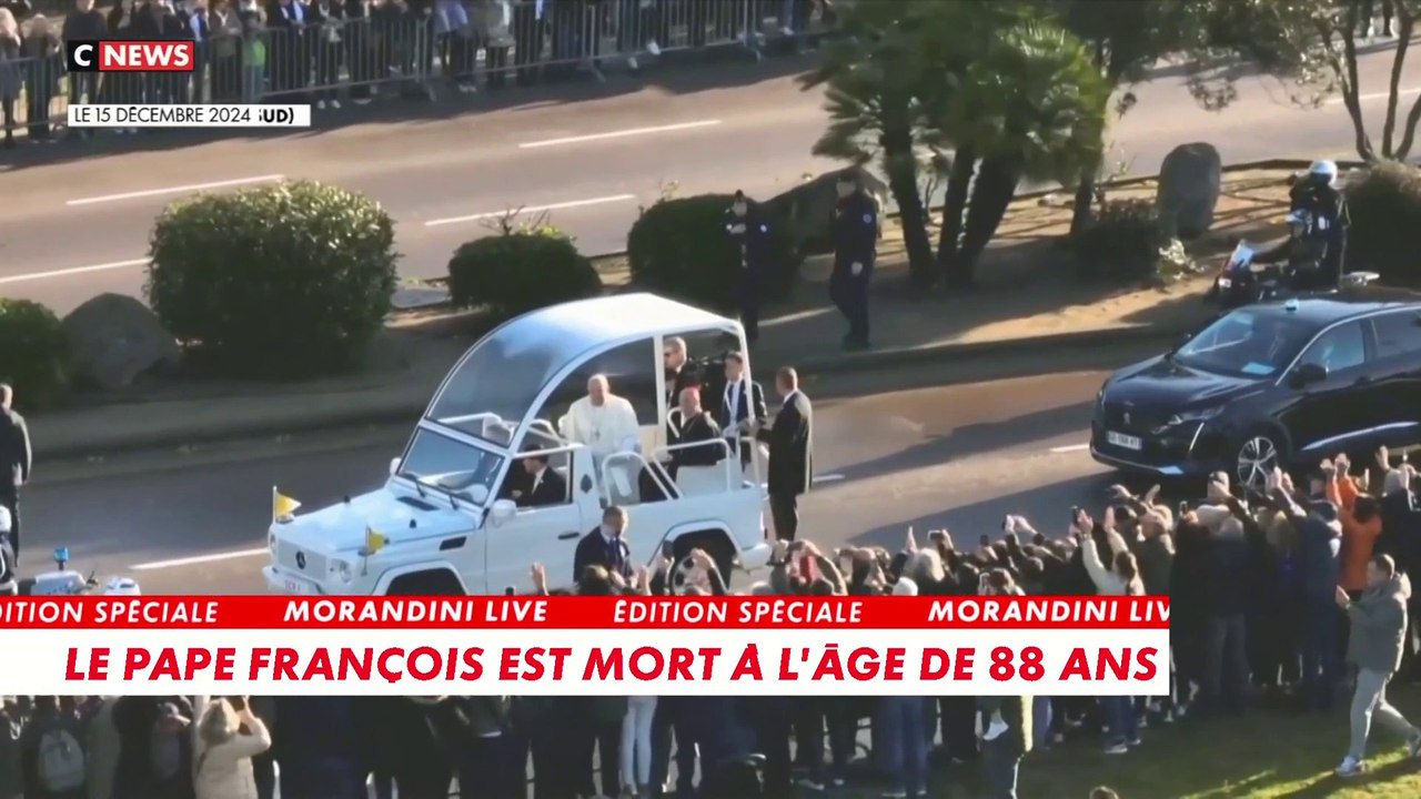 Mort du pape : la Corse, sa dernière visite en France
