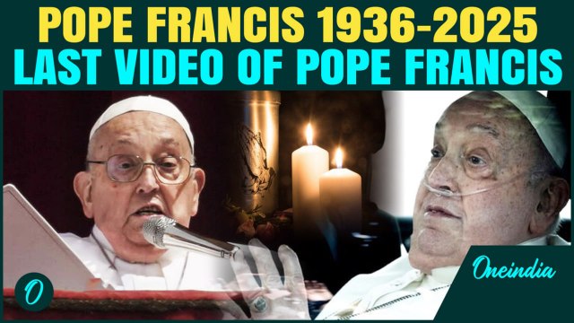 Pope Francis LAST VIDEO Before Death | Watch Pope Francis’ Last Appearance on Easter Sunday | Video