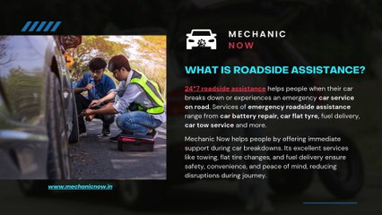 Roadside Assistance for Car by Mechanic Now