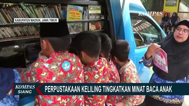 Perpustakaan Keliling di Madiun Mampu Tingkatkan Minat Baca Anak