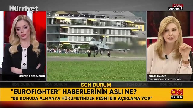 Alman basınının Eurofighter iddiasına Ankara ne diyor? CNN TÜRK Ankara Temsilcisi Dicle Canova aktardı