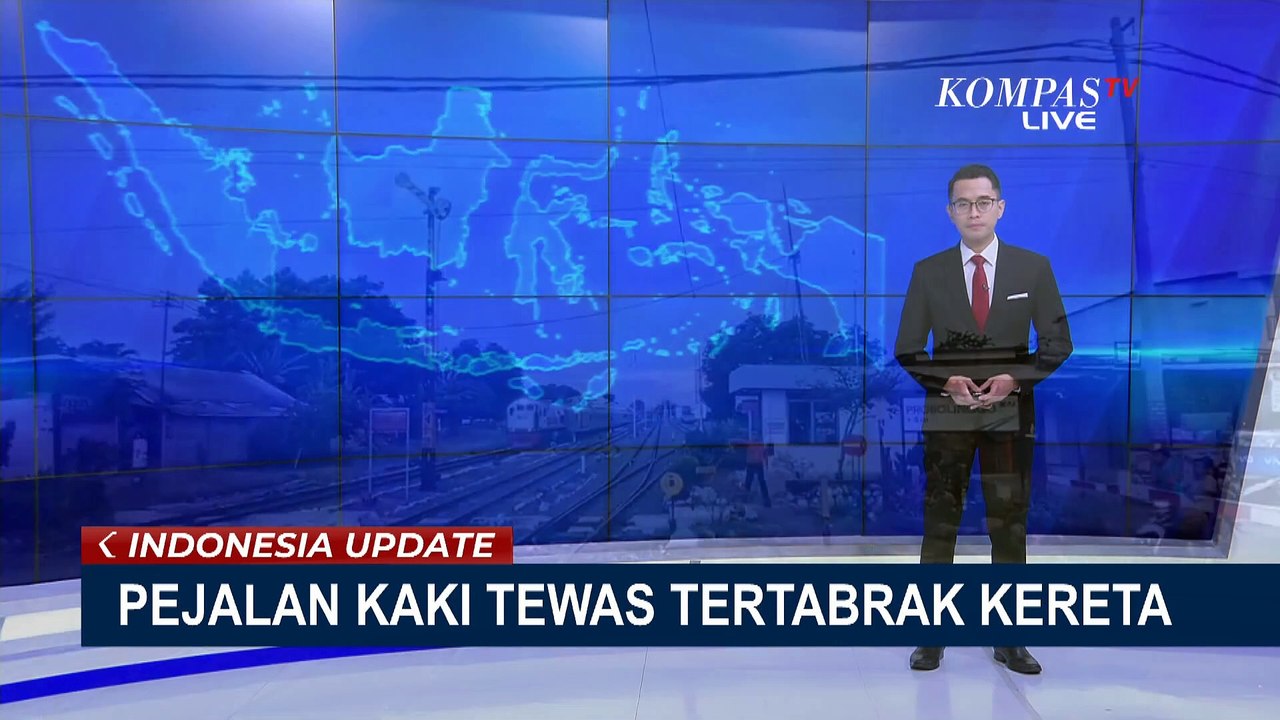 Ngeri! Detik-detik Pejalan Kaki Tertabrak Kereta hingga Tewas di Probolinggo