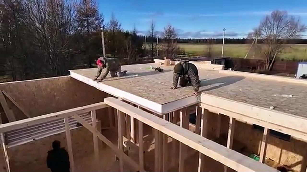 Inexpensive house in 10 days. Full construction process