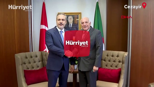 Dışişleri Bakanı Hakan Fidan, Cezayir Dışişleri Bakanı Attaf ile bir araya geldi