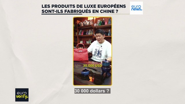 Vérification des faits : les produits de luxe européens sont-ils fabriqués en Chine ?