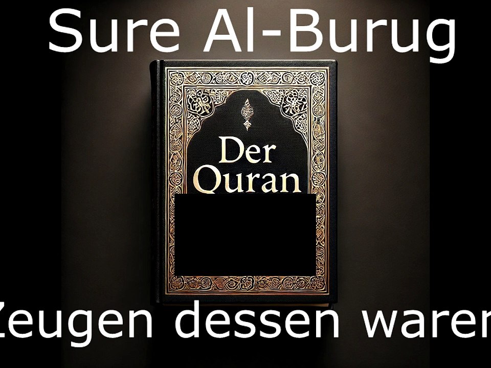 Der Quran auf Deutsch-Sure Al Burug (85)