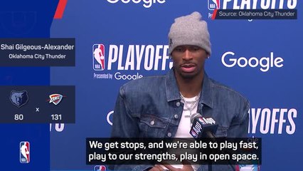 SGA reveals the key to a deep Thunder playoff run