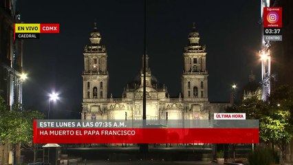 La Catedral Metropolitana rinde homenaje al Papa Francisco con campanadas fúnebres