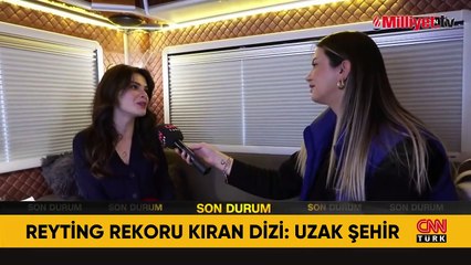 Reyting rekorları kırıyor! 'Uzak Şehir' oyuncuları CNN TÜRK'e konuştu