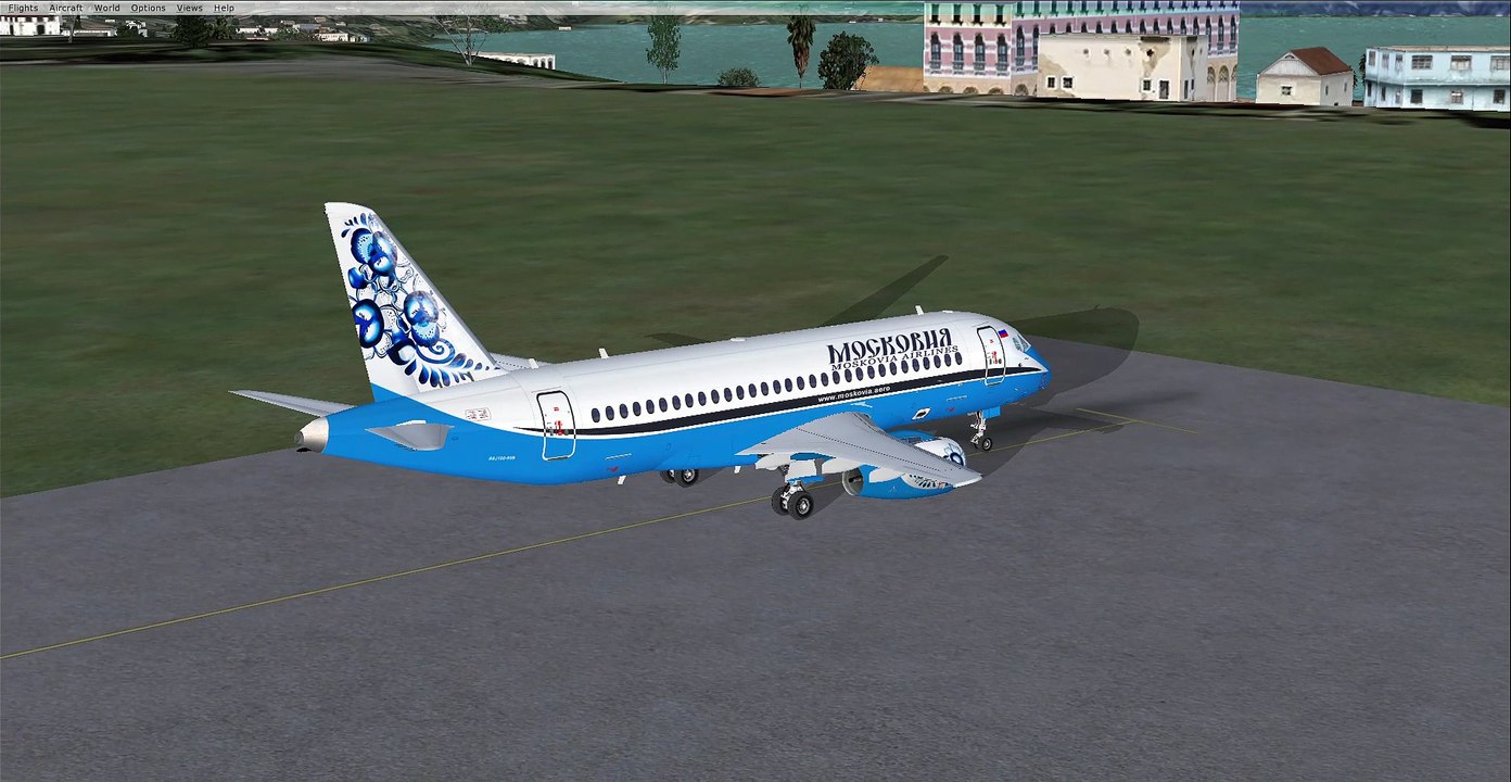 FSX in SSJ-100 is Airport