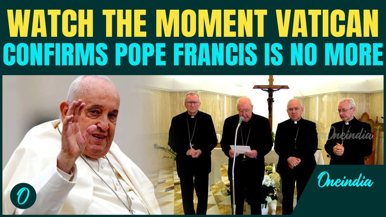 VIDEO: Moment Vatican Announces Death of Pope Francis | Bells Ring as Vatican Pays Tribute to Pope
