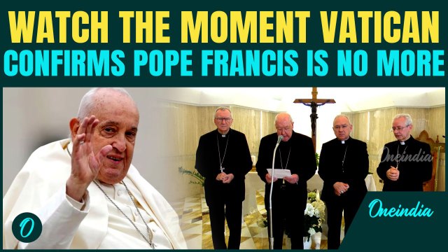 VIDEO: Moment Vatican Announces Death of Pope Francis | Bells Ring as Vatican Pays Tribute to Pope