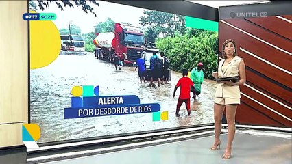 Descienden las aguas del río Acre, pero la alerta naranja persiste en Pando