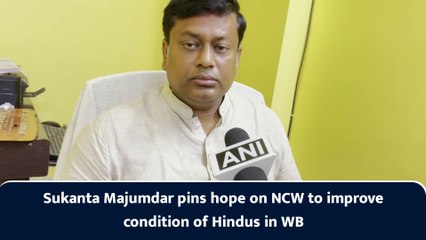 Sukanta Majumdar pins hope on NCW to improve condition of Hindus in WB