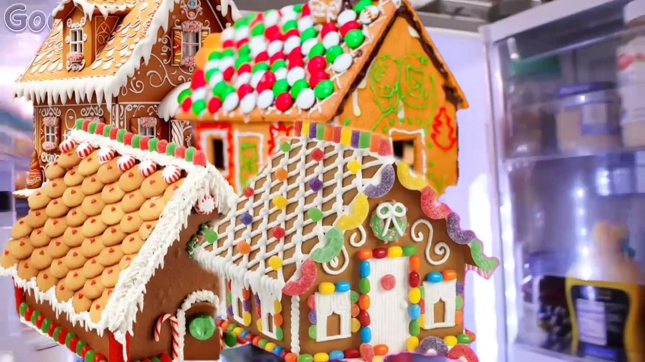 Goo Goo Gaga Bad Baby Runs Over gingerbread nerf war!