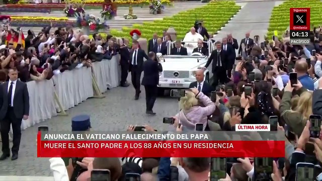Reacciones mundiales por la muerte del Papa Francisco, líderes expresan condolencias