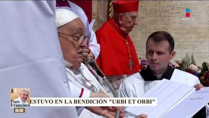 Así fue la última aparición pública del papa Francisco el Domingo de Resurrección