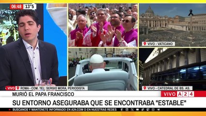 ⚫ IMPACTO Y LEGADO DEL PAPA FRANCISCO: DESDE ROMA HABLA SERGIO MORA