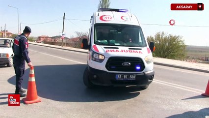 Aksaray'da ehliyetsiz sürücü kaza yaptı