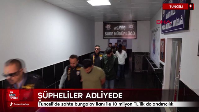 Tunceli'de sahte bungalov ilanı ile 10 milyon TL'lik dolandırıcılık