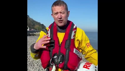 Minehead lifeboatman Rob Hickley talks about his coastal path charity walk.