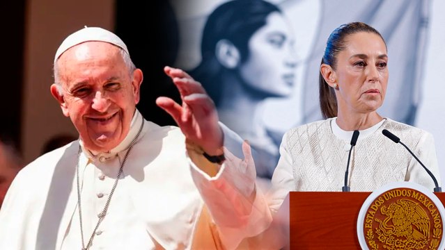 Claudia Sheinbaum se manifiesta desde La Mañanera por la muerte del Papa Francisco