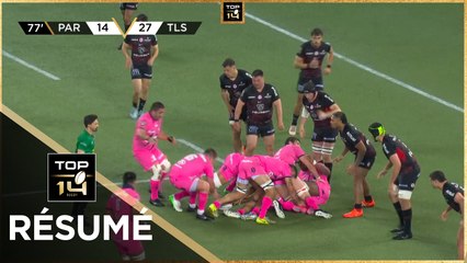 TOP 14 Saison 2024-2025 J21 - Résumé Stade Français Paris - Stade Toulousain