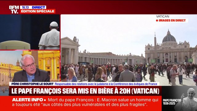 Mort du pape François: Ce pape a été un frère universel appelant à la paix à Gaza et à lutter contre l'antisémitisme, explique le père Christophe le Sourt