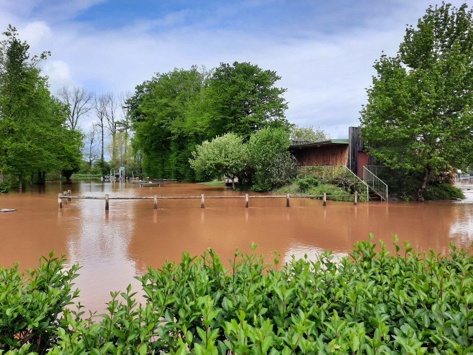 Inondations à Varetz