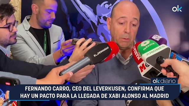 Fernando Carro, CEO del Leverkusen, confirma que hay un pacto para la llegada de Xabi Alonso al Madrid