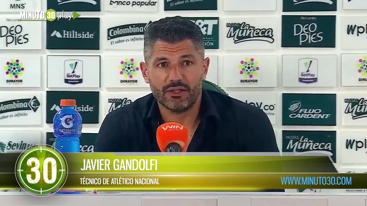 ¡Gandolfi está fresco!  El técnico de Atlético Nacional aseguró que perder contra Cali no los afecta 