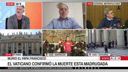 📢 MURIÓ EL PAPA FRANCISCO: "NO ESTABA BIEN" - Franco Tirelli
