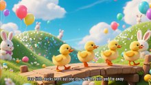 Five Little Ducks | Kids Songs | English Party Simple Songs| Nursery rhyme! Toddler Learning