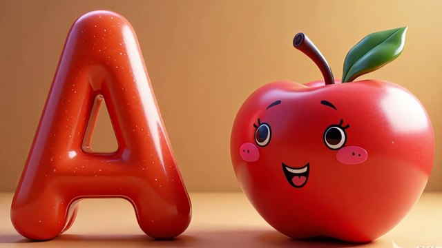 ABC Phonic Song - Toddler Learning Video Songs, A for Apple, Nursery Rhymes, Alphabet Song for kids