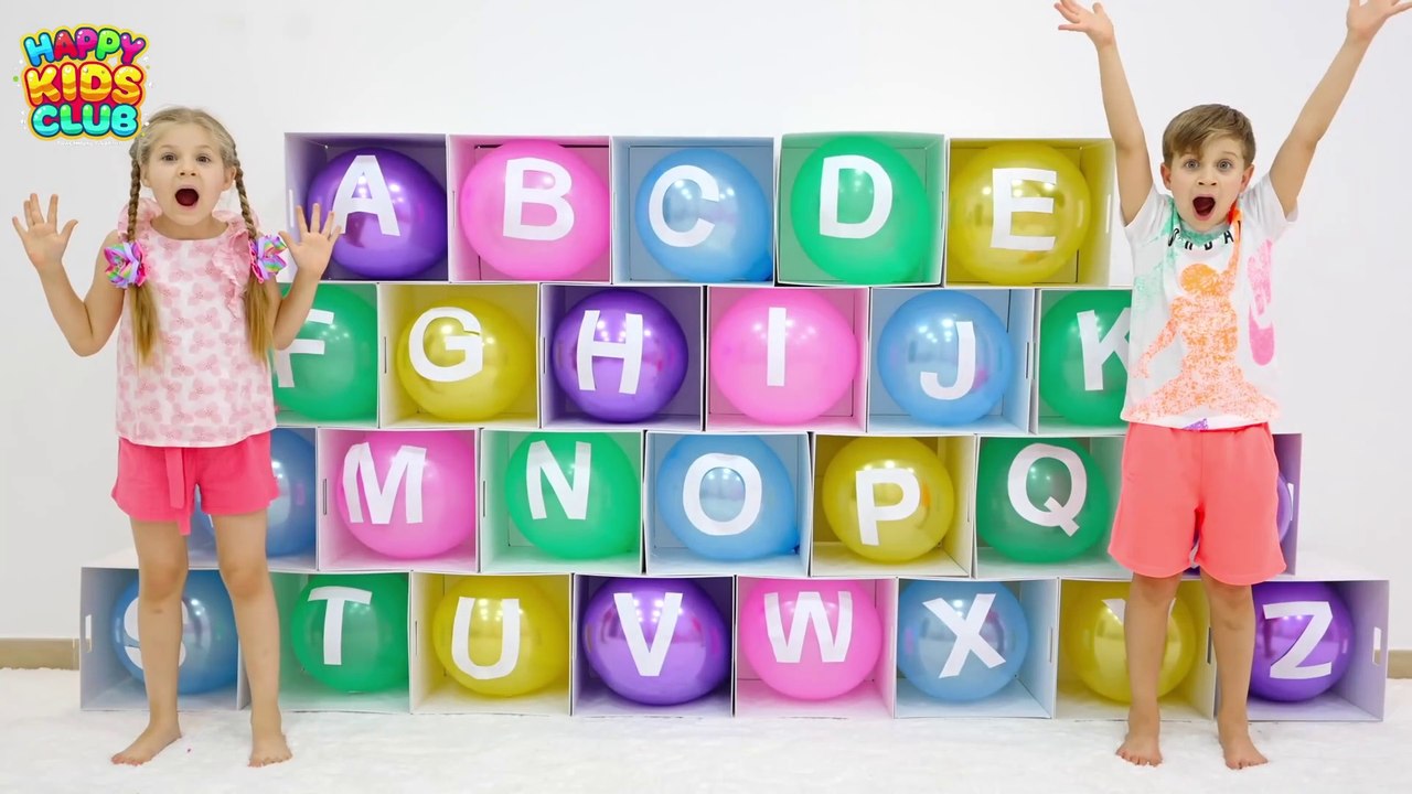Kids Learn English Alphabet with Balloons | Fun & Creative ABC Learning for Children