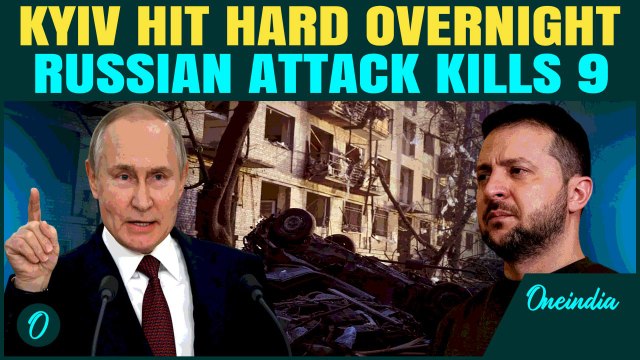 Russia's Massive Attack On Kyiv VIDEO: Several Killed As Russia Bombs Rain On Ukraine Capital
