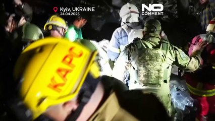 Russian missile and drone strike on Kyiv kills nine, injures dozens