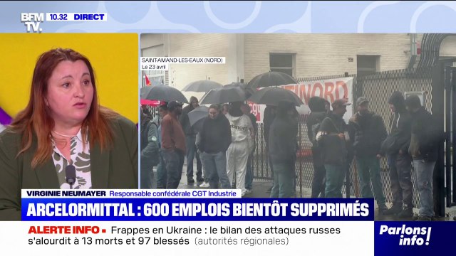 Virginie Neumayer (CGT Industrie) plaide pour la nationalisation d'Arcelormittal