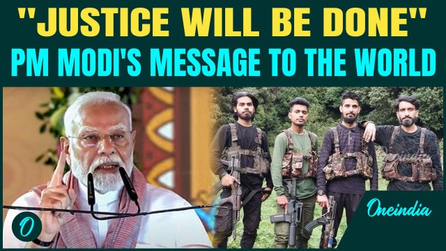 PM Modi vows global justice after Pahalgam attack: “No terrorist will escape