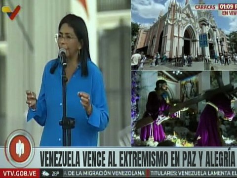 Vpdta. Delcy Rodríguez: Más de 259 millones de transacciones económicas operaron en Semana Santa