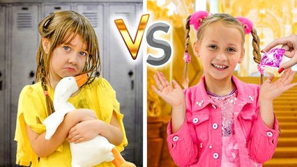 Poor vs Rich Girl - Kids story about diversity