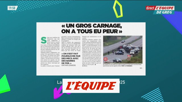 Des affrontements entre supporters brestois et lensois avant et après le match - Foot - L1