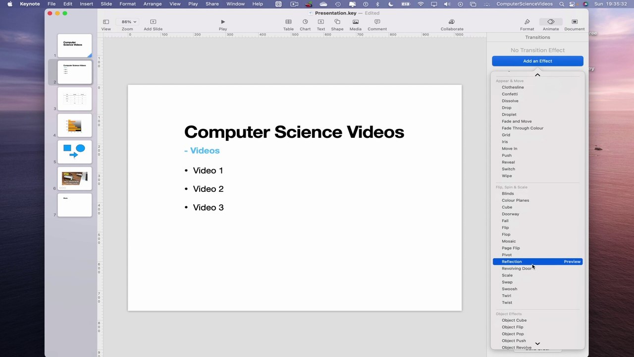 How to ADD an Effect to Your Presentation On Keynote Using a Mac Computer - Basic Tutorial | New