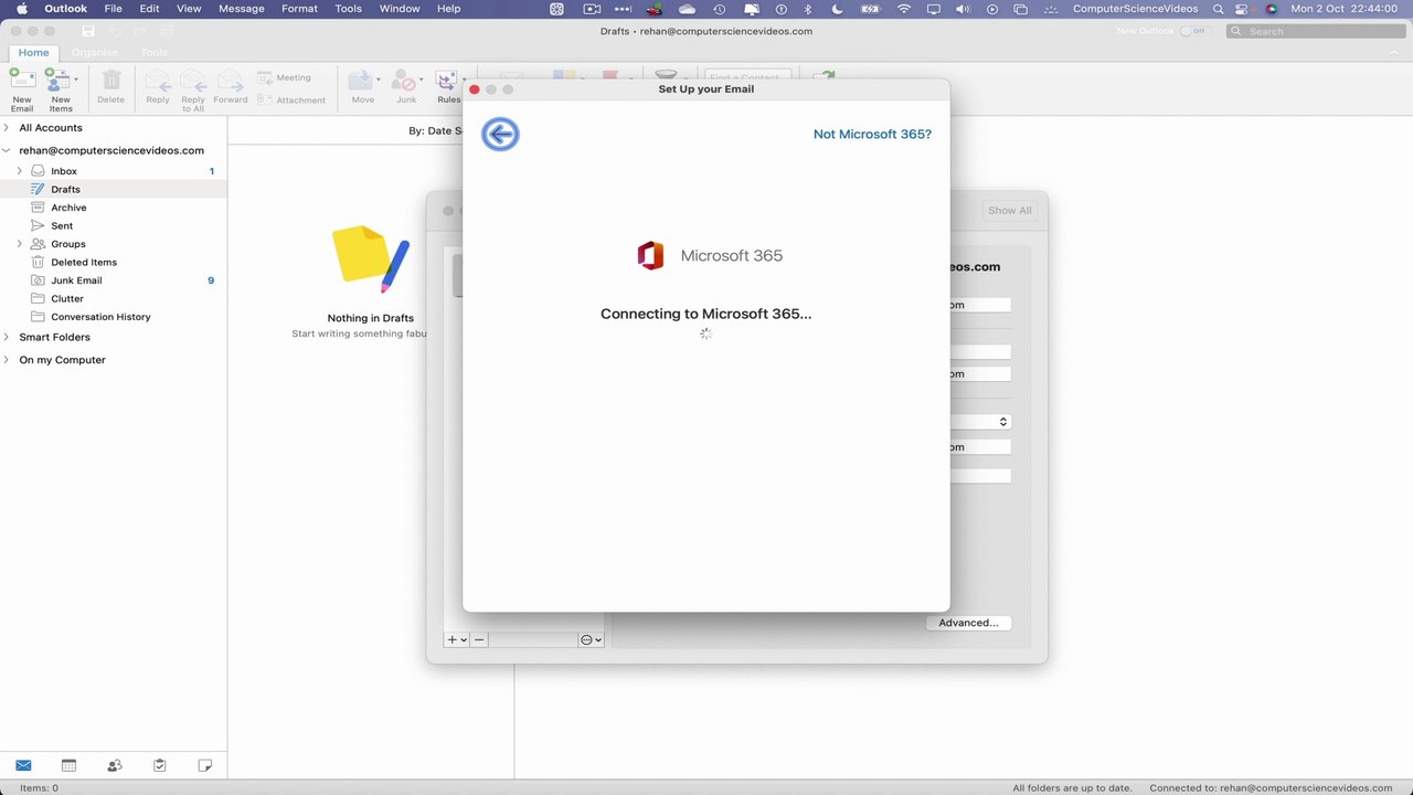 How to SIGN IN to Your Microsoft Outlook Account On a Mac / Desktop Computer - Basic Tutorial | New
