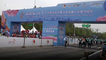 Robots Compete Against Humans in First-of-Its-Kind Half-Marathon Race in China — See Who Won!