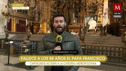 Catedral Metropolitana exhibe algunas series de ornamentos que utilizo el Papa Francisco
